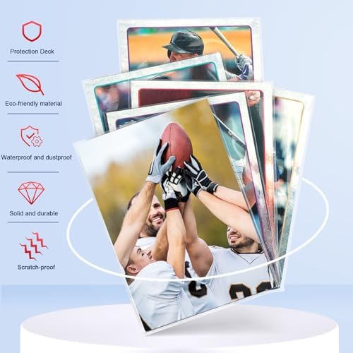 1200 Count Clear Penny Card Sleeves for Trading Cards, Plastic Soft Card Sleeves Card Protectors Fit for MTG Baseball Card, Sports Cards, Game Card Standard Cards