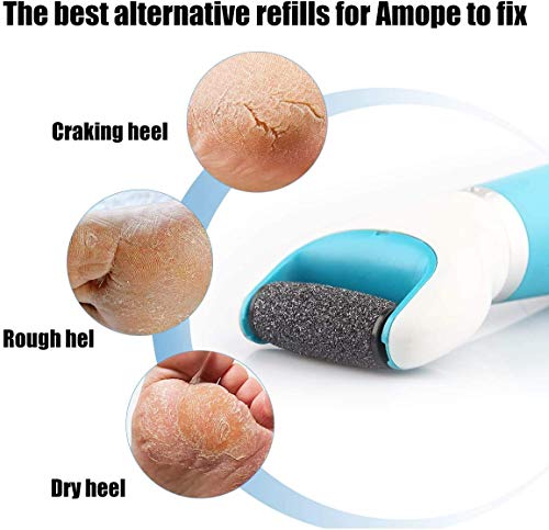 13 Pack Replacement Rollers for Amope Pedi Perfect Refills Electronic Foot File-(6 Extra Coarse& 7 Regular Coarse)