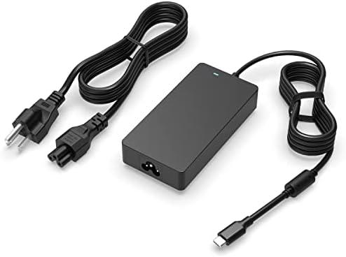 100W 65W 60W AC Charger Replacement Fit for Dell Latitude 5340 5440 5540 7440 9440 2 in 1 LW P176G P175G P174G P166G P181G P182G P165G P127F Laptop Power Adapter Supply Cord