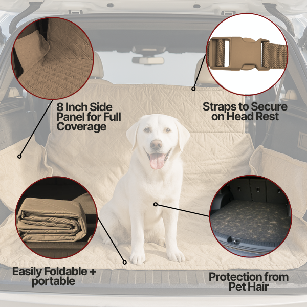 Formosa Covers Deluxe Padded Cargo Liner  52"W x 93"L in Taupe