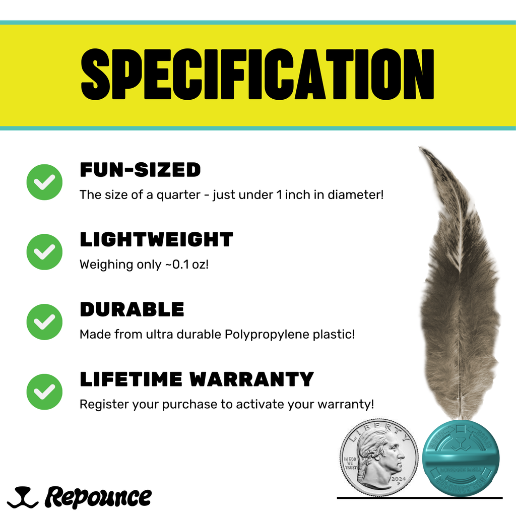 Repounce Forever Prey™ - World's First Refillable Feather Toy