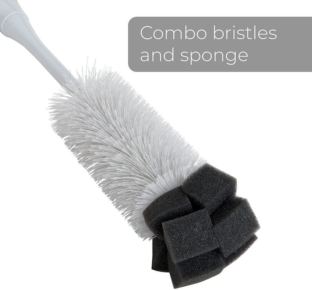 Bottle Brush with Sponge End - 14 Inch