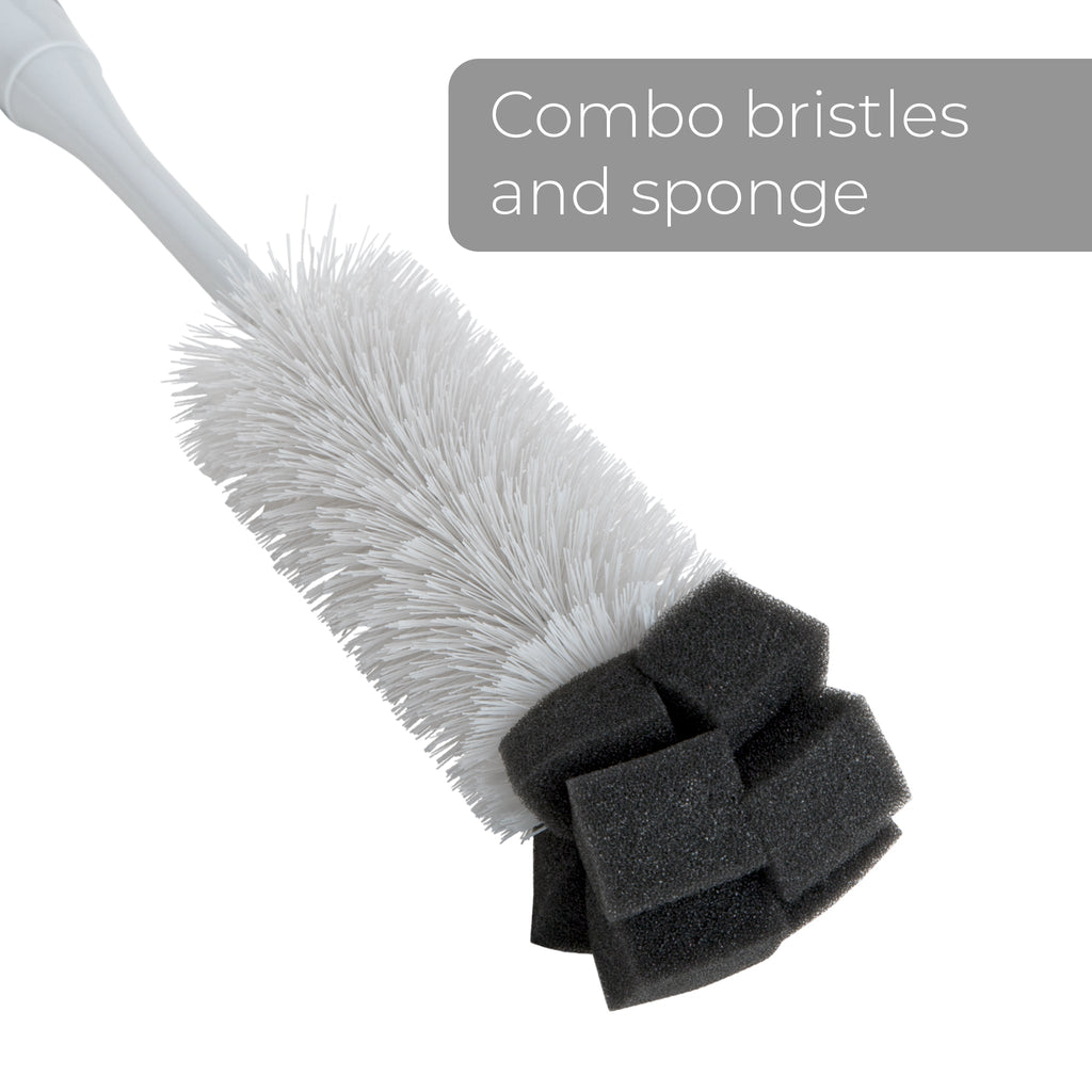 Bottle Brush with Sponge End - 14 Inch