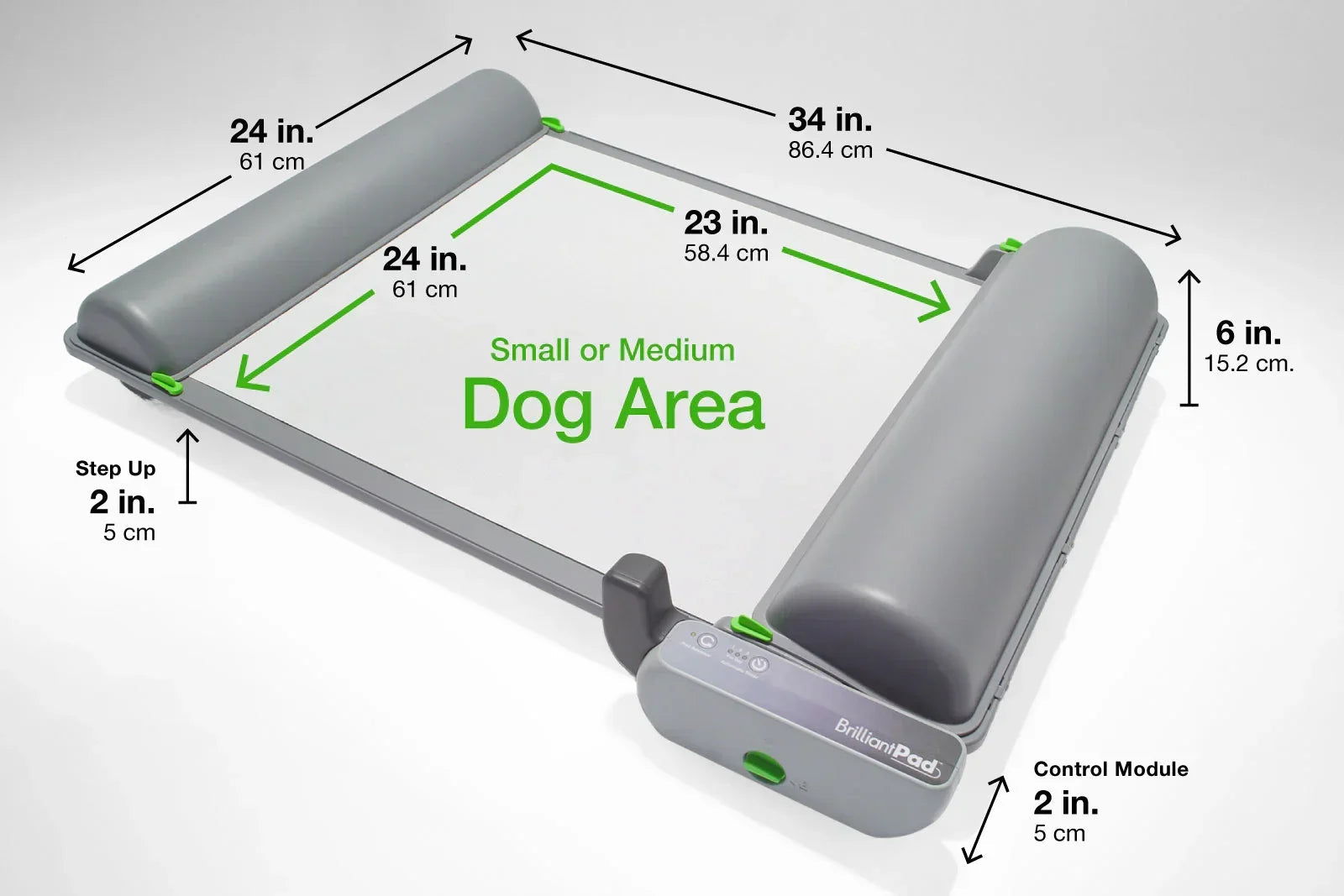 BrilliantPad Smart Automatic Dog Potty with App & WiFi | Hands-Free Self-Cleaning Pad
