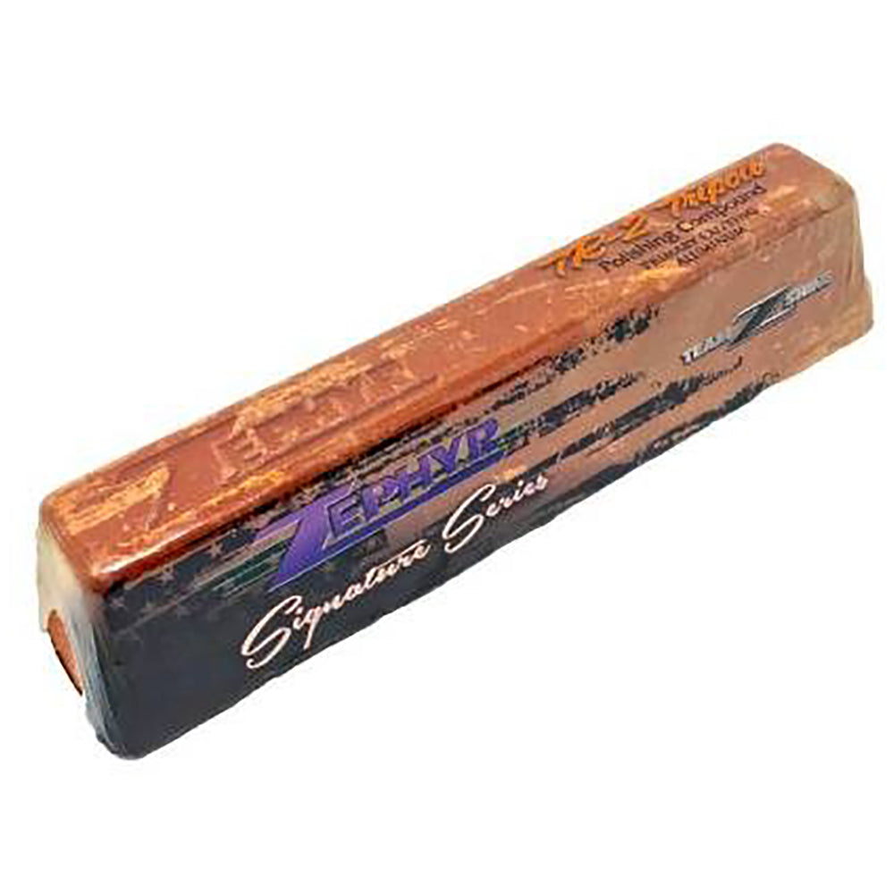 Zephyr Signature Series Metal Polishing Compound Bar - TR-2 Brown Tripoli/Primary Cut