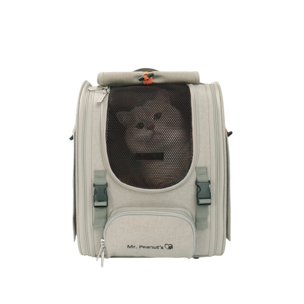 Mr. Peanut’s Northstar Sierra Adventure Pet FrontPack/Backpack – Airline Compliant Cat, Puppy & Bunny Carrier