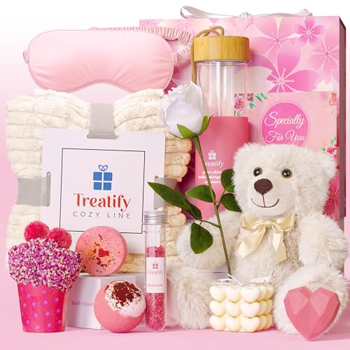 12pc Gifts for Women, Get Well Soon Gift for Women, Birthday Gift for Women, Self Care Gifts, Gift for sister, Gift basket for her