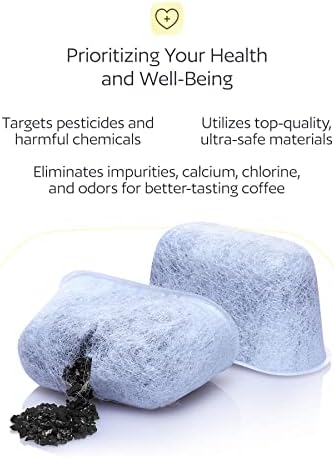 12 Water Filters and 100 Unbleached Coffee Filters for Cuisinart