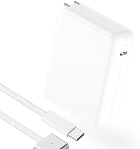 140W USB C Charger Power Adapter for MacBook Pro 16 14 inch 2024 2023 2022 2021 M4 M3 M2 M1 PD3.1, M2 M3 MacBook Air 13 15 inch, 6.6FT USB C to 3 Braided Cable LED, Powerful Connect, Original Quality