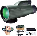 10X50 Monocular Telescope with Phone Adapter & Tripod High Power Monoculars for Adults Low Night Vision HD Monocular Scope for Bird Watching Hunting Hiking Concert Travelling