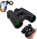 12x26 Compact Binoculars for Adults, Large Eyepiece Waterproof Binocular with Low Light Vision, High Powered Easy Focus Durable Binoculars for Bird Watching Hunting Travel Sightseeing