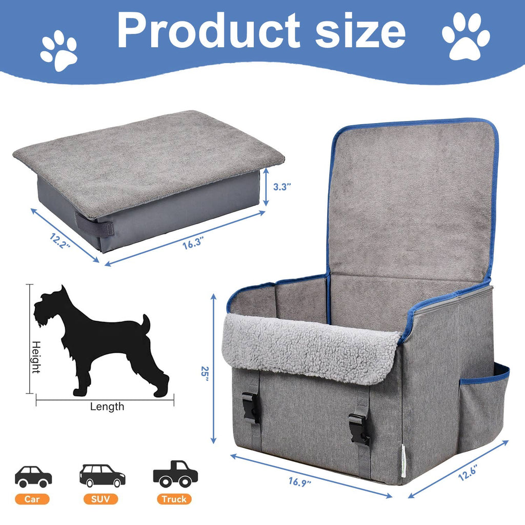 Jespet Car Seat for Small or Medium Dogs