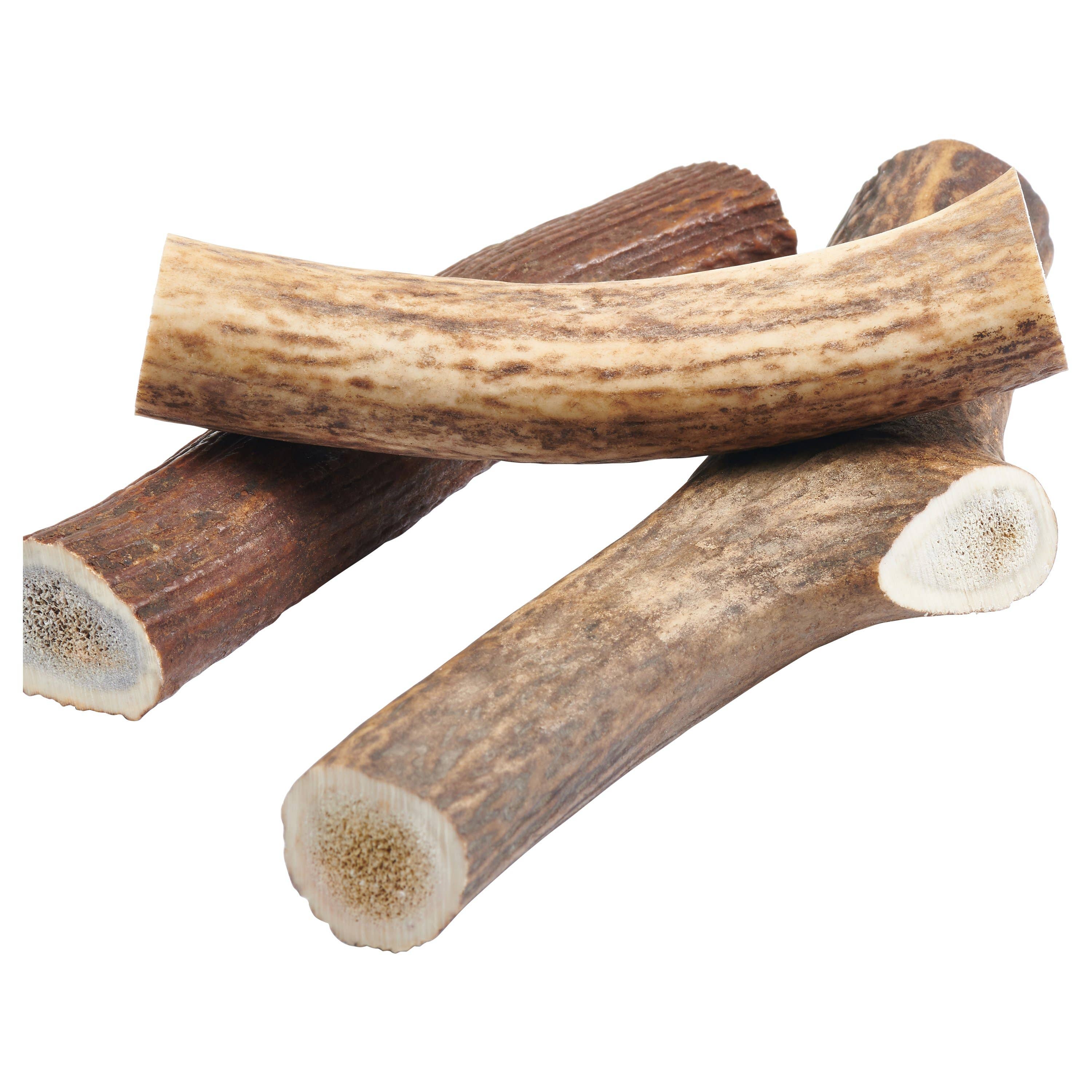 EcoKind Pet Treats - Grade A Whole Elk Antler Dog Chews - Whole