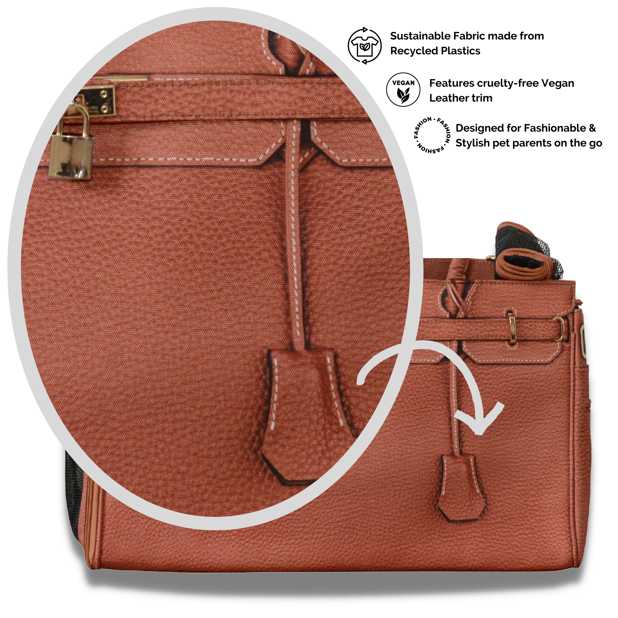 A Pet with Paws® Madison Carrier With Pet Trek Wheelbase