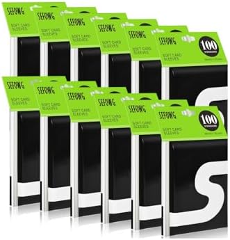 1200 Counts Card Sleeves, Penny Clear Card Sleeves for Trading Cards, Baseball Card Sleeves, Trading Card Sleeve, Soft Sports Card Sleeves, Plastic Card Protector Sleeves for Football Game Cards, MTG