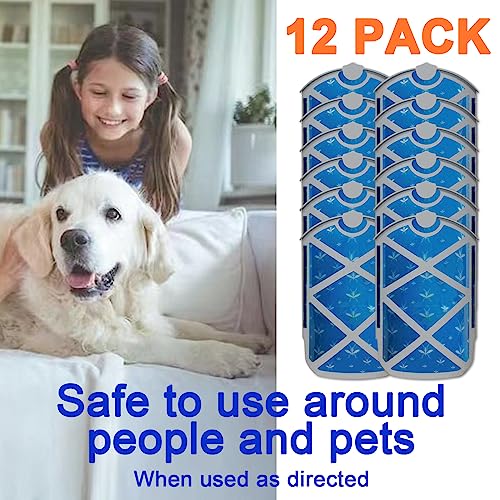 12 Pack Flying Insect Trap Refill Cartridges Compatible with ZEEVO M364 Indoor Use