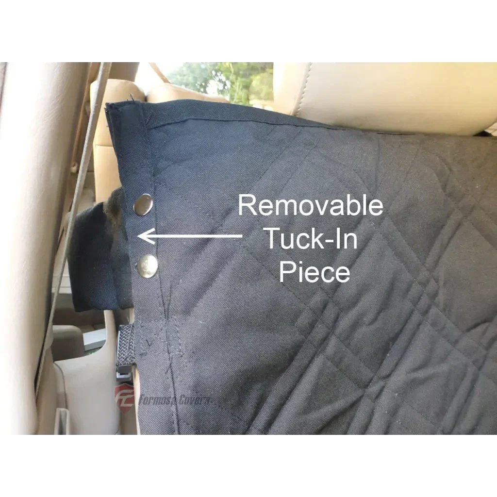 Formosa Covers Car Seat Hammock Cover with Non-Slip Fabric for Dogs and Pets Grey