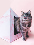 Kitty Kardboard 'Rose Quartz' Cat Pyramid