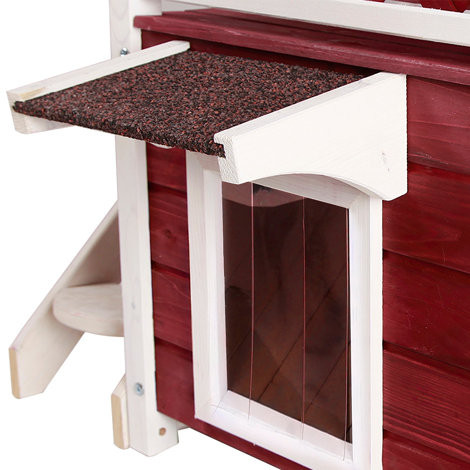 PETSFIT Cat House for Outdoor Feral Cat Shelter