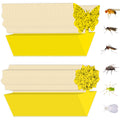 120 Pack Yellow Sticky Traps for Gnats, Fungus Gnat Sticky Trap Fruit Fly Traps Plant Flies Killer, House Plant Fungus Gnat Killer Outdoor Bug Gnat Sticky Traps Indoor