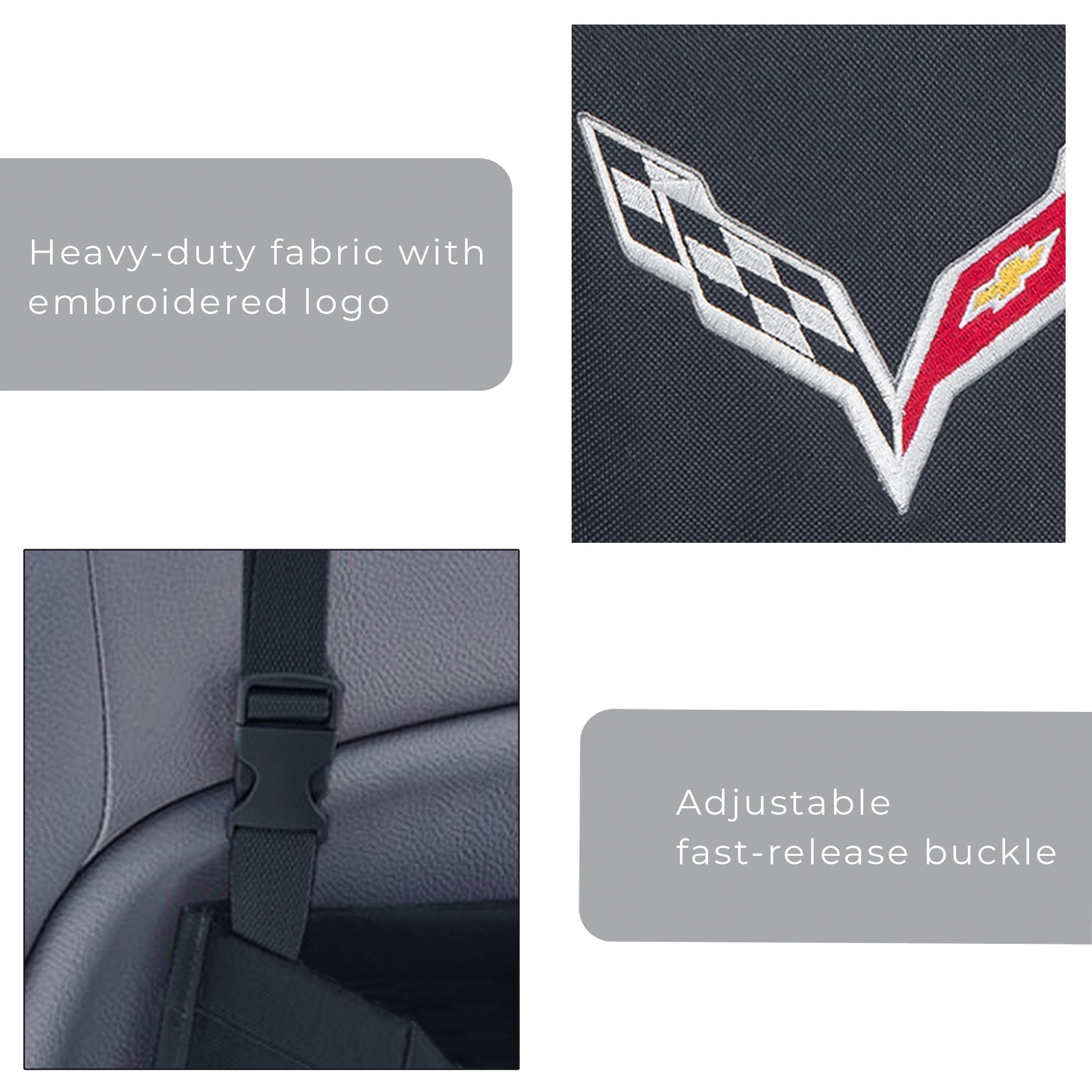 Chevrolet Over The Seat Vehicle Waste Bag with Adjustable Strap