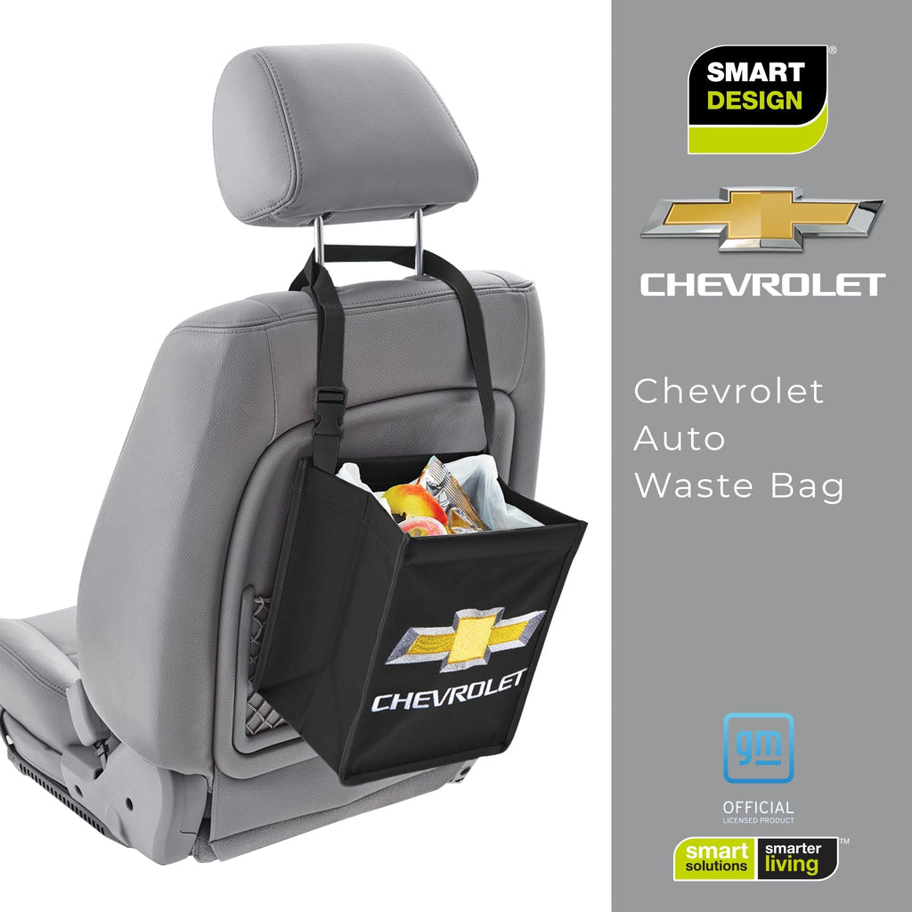 Chevrolet Over The Seat Vehicle Waste Bag with Adjustable Strap
