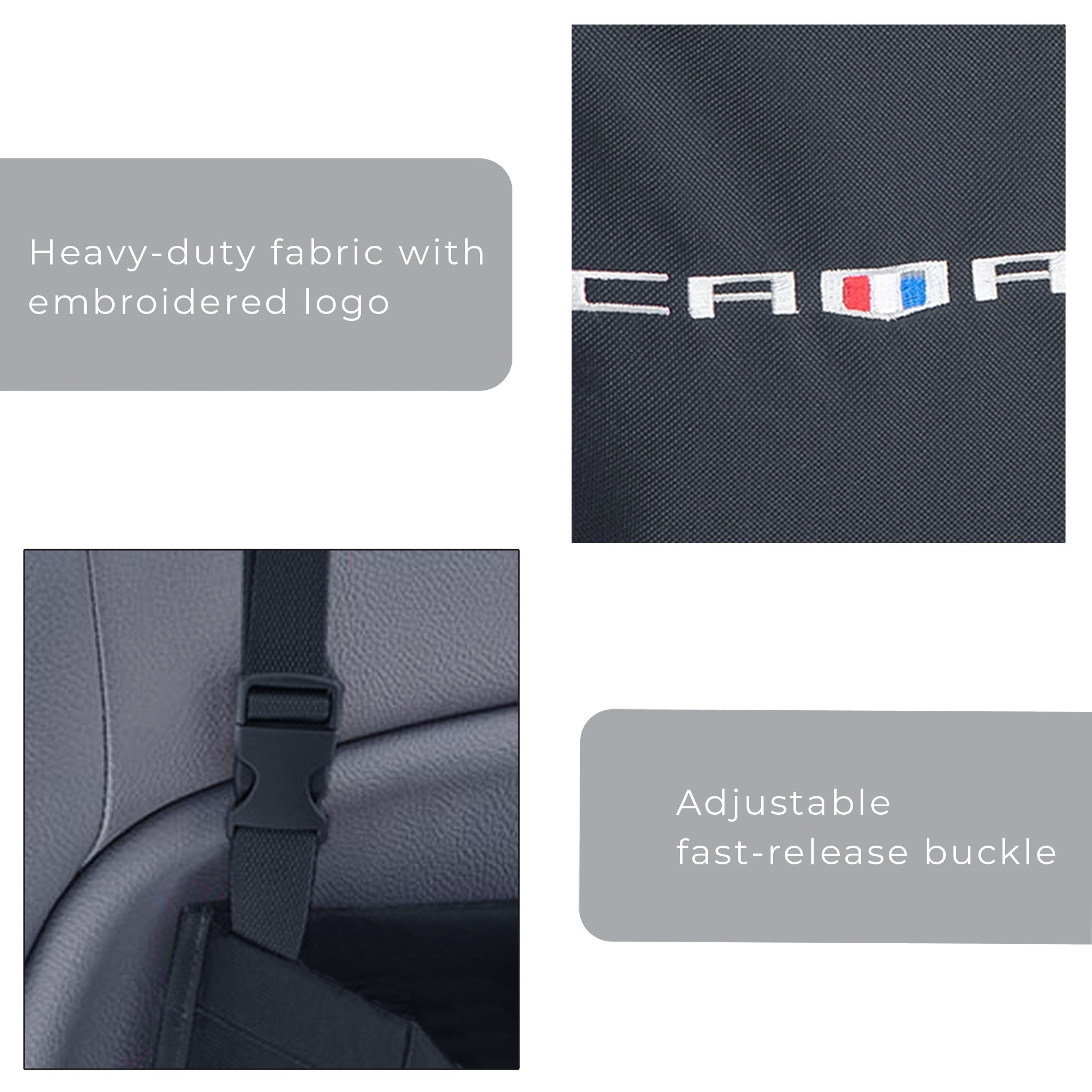 Chevrolet Over The Seat Vehicle Waste Bag with Adjustable Strap