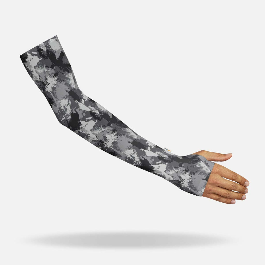 UV Cycling Sleeves - Grey Camo