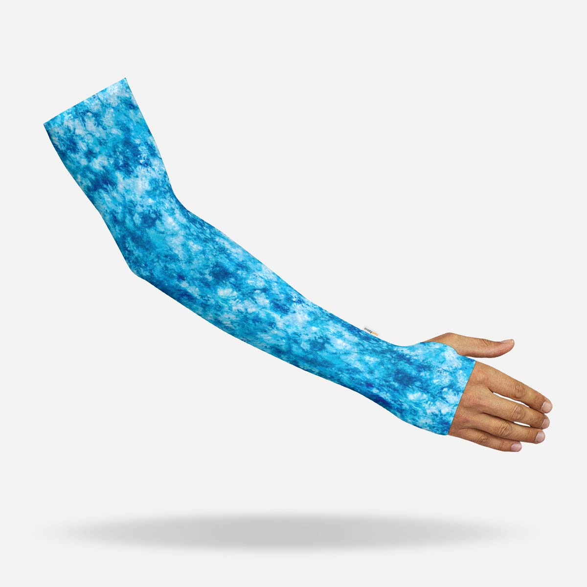 UV Cycling Sleeves - Coral Blue Tie Dye