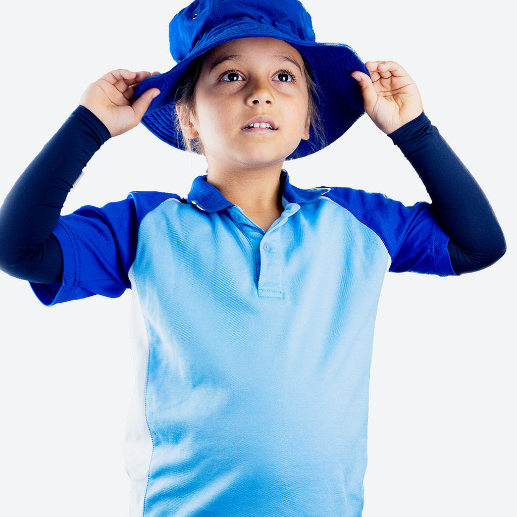 Dark Blue  Kids Arm Sleeves