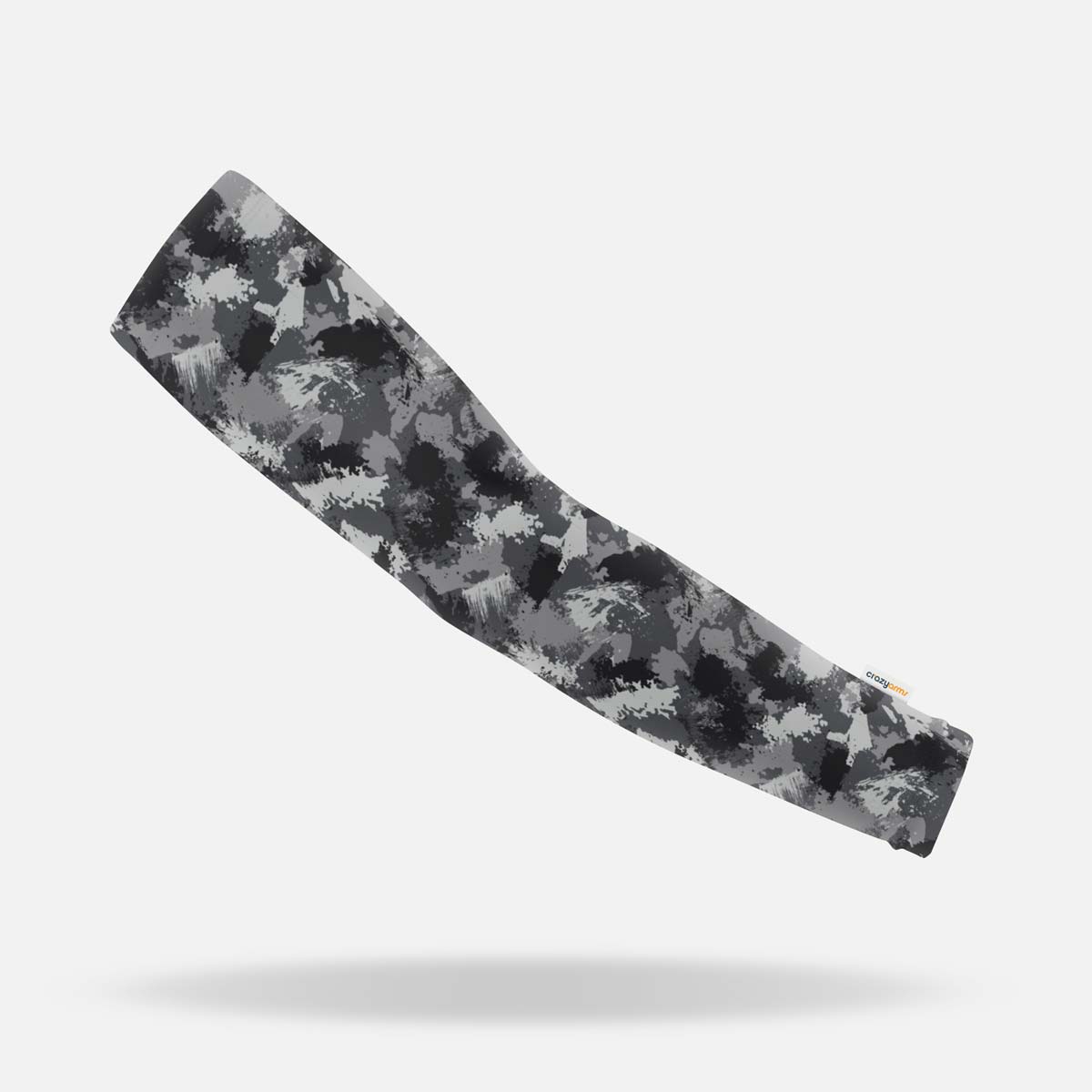 Grey Camo Kids Arm Sleeves