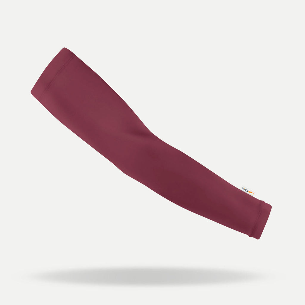 Maroon Kids Arm Sleeves