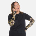 Olive Camo Arm Sleeves with Thumbhole - Adult