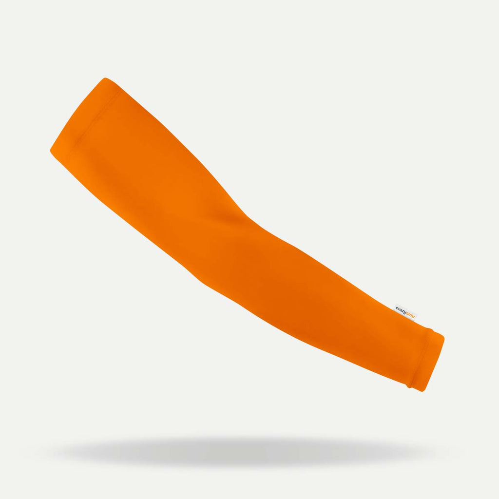 Crazy Orange  Kids Arm Sleeves