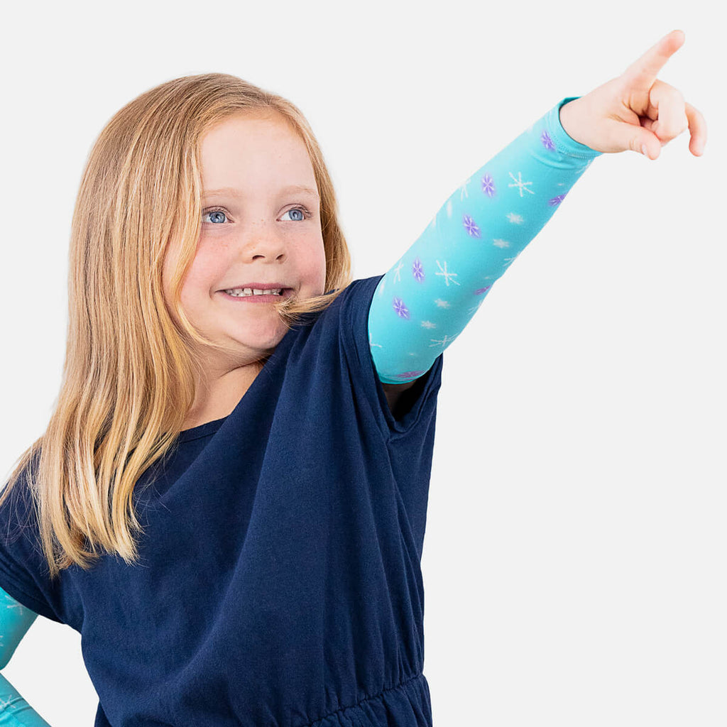 Snowflakes Kids Arm Sleeves
