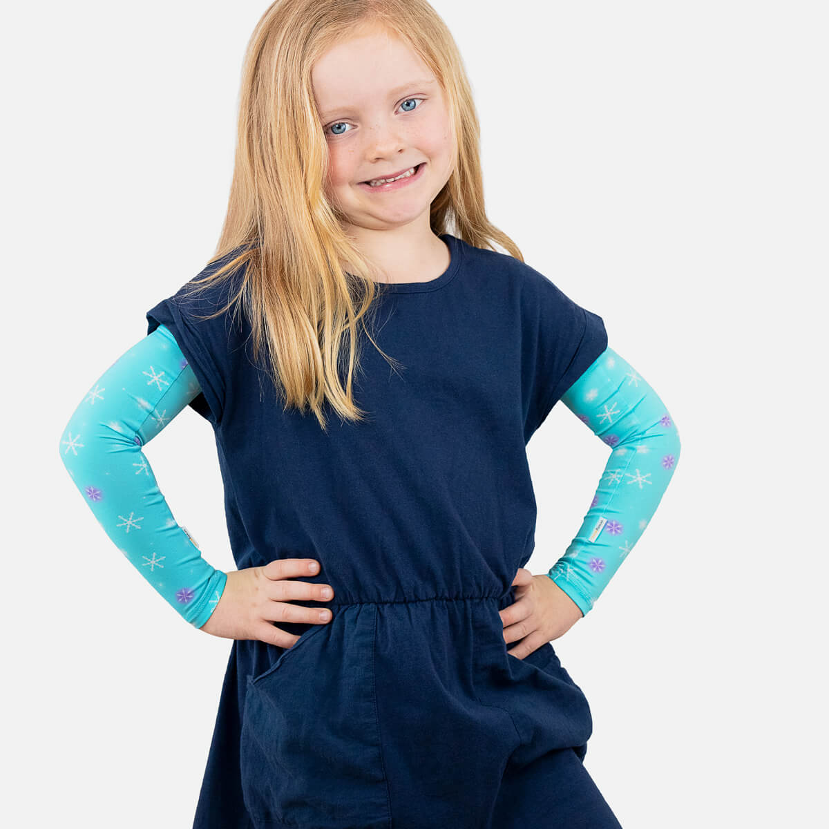 Snowflakes Kids Arm Sleeves