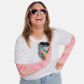Summer Marble Arm Sleeves with Thumbhole - Adult