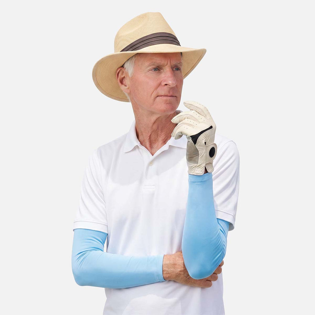 Sky Blue Arm Sleeves – Men
