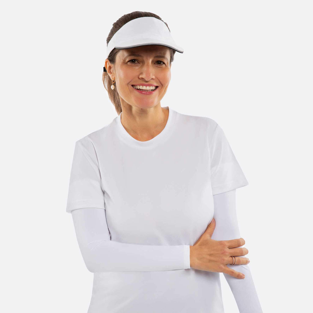 White Arm Sleeves – Adult