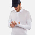 White Arm Sleeves with Thumbhole - Adult