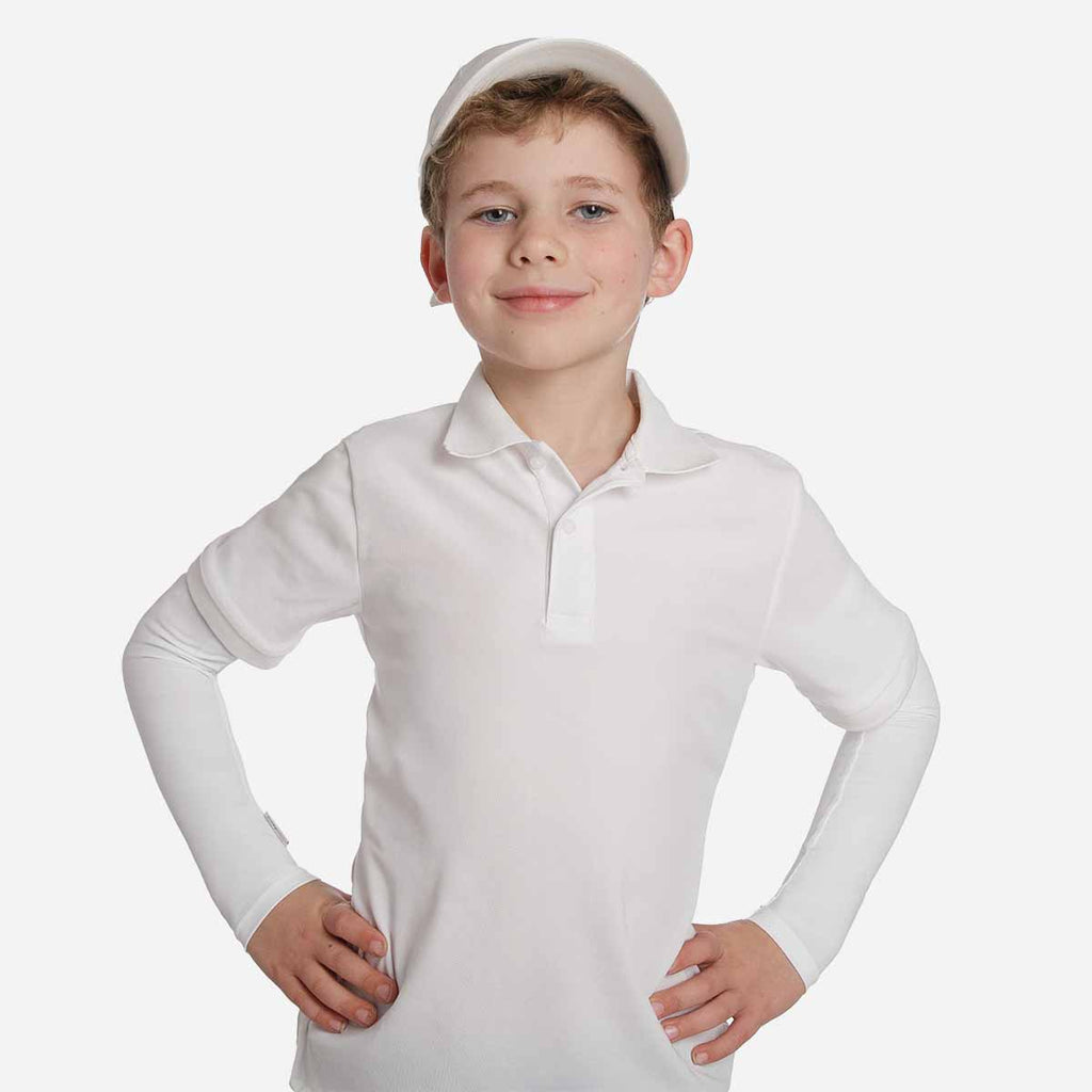 White Kids Arm Sleeves