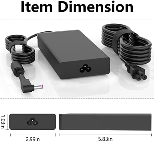 135W Charger Fit for Acer Nitro 5 Gaming Laptop AN515 AN515-51 AN515-41 AN515-53 AN515-52 AN515-43 AN517-51 N18C3 N18C4 ADP-135K ADP-135KB T Laptop Adapter