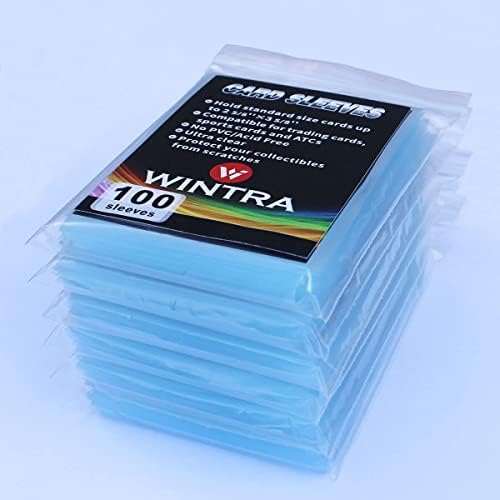 1200 Count Ultra Clear Penny Card Sleeves,Soft Card Protectors for Baseball Cards, Sleeved Trading Cards