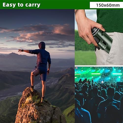 12X50 monocular Telescope, Compact Designed for Bird Watching, Hiking, 12x Magnification, Black