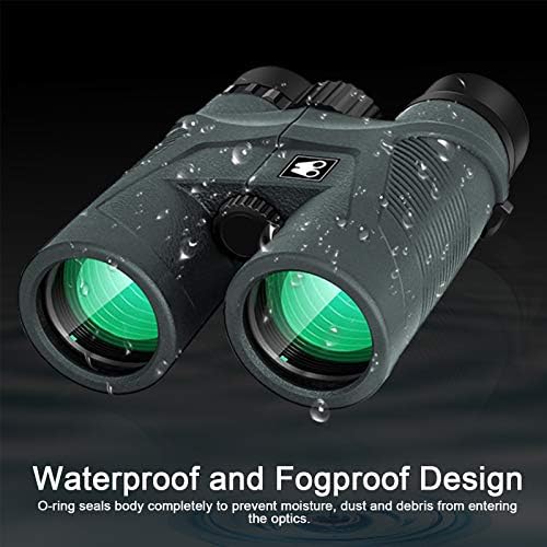 10x42 Binoculars for Adults with Smartphone Adapter, BAK4 Prism and FMC Lens, HD Professional Binoculars for Bird Watching Travel Stargazing Hunting Wildlife Watching Outdoor Concerts Sports