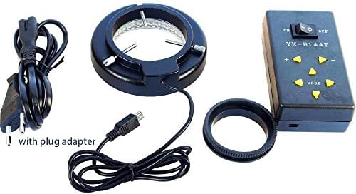 144pcs LEDs 6000K Microscope Ring Light +Power Adaptor for Stereo Microscope(YK-B144T)