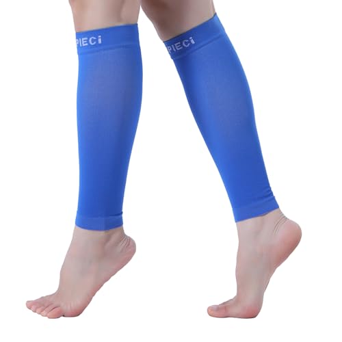 15-20mmHg 1Pair Men and Women Wide Calf Sleeve Brace Compression Socks for Leg Support, Pain Relief