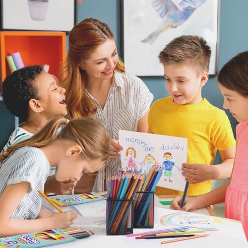144 Count Colored Pencils for Kids, 12 Packs Colored Pencils Bulk 12 Colors, Pre-sharpened Color Pencils for Adults, Bulk School Supplies for Teachers, Back to School Supplies, Classroom Prizes