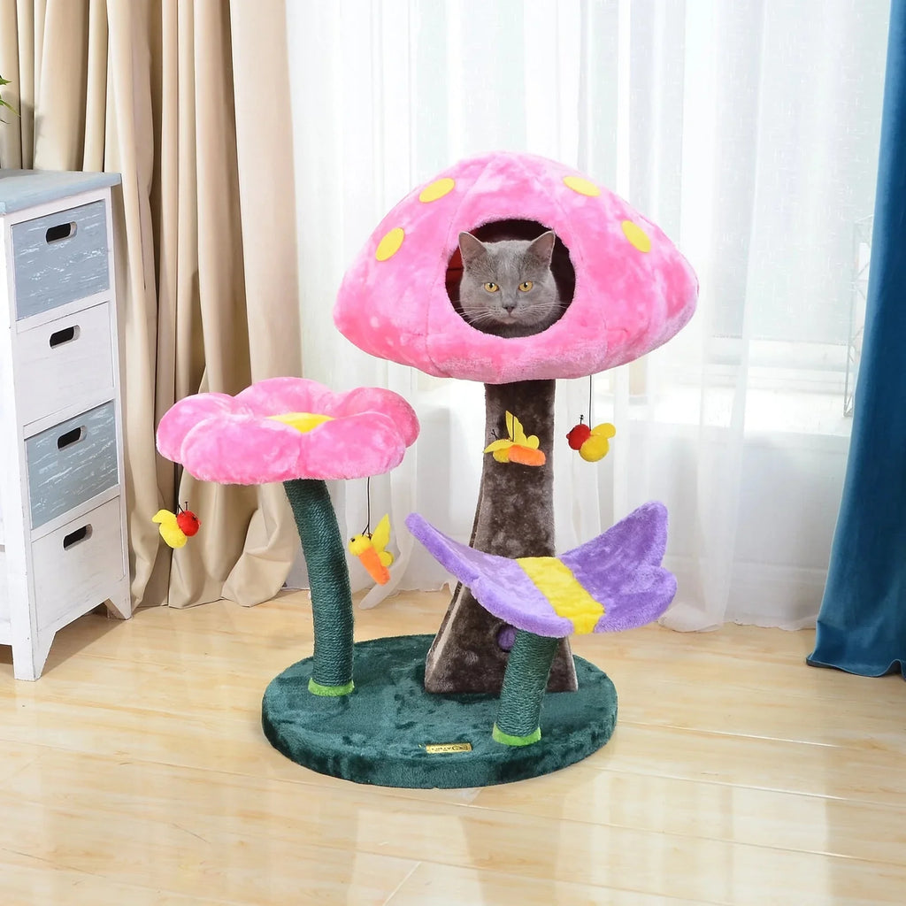 Catry Wonderland Mushroom Cat Tree