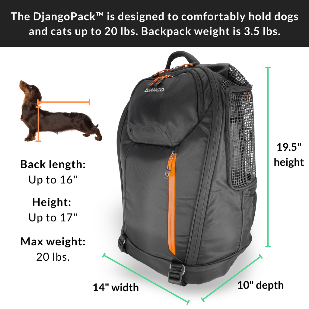 DJANGO - DjangoPack™ Dog Carrier Backpack